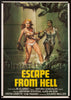 Escape From Hell 27x39 Original Vintage Movie Poster