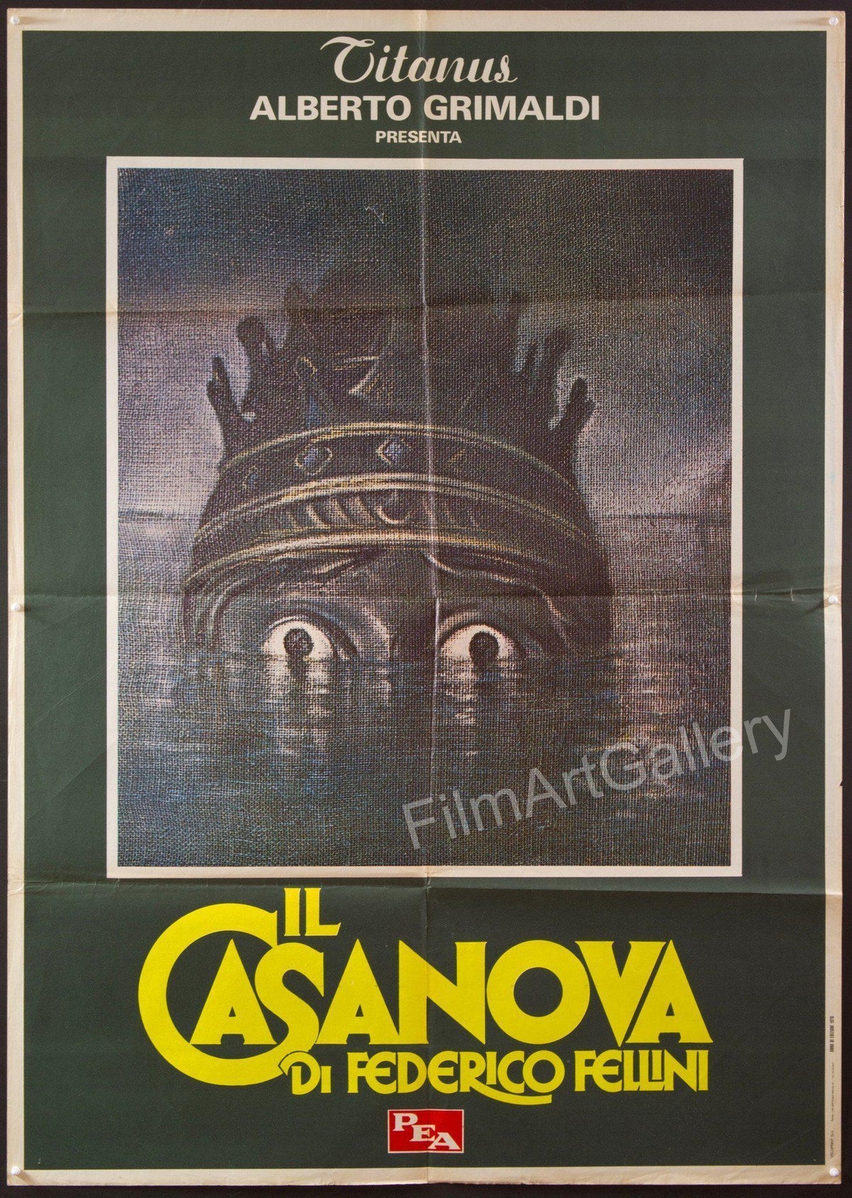 Fellini&#39;s Casanova Italian 2 foglio (39x55) Original Vintage Movie Poster