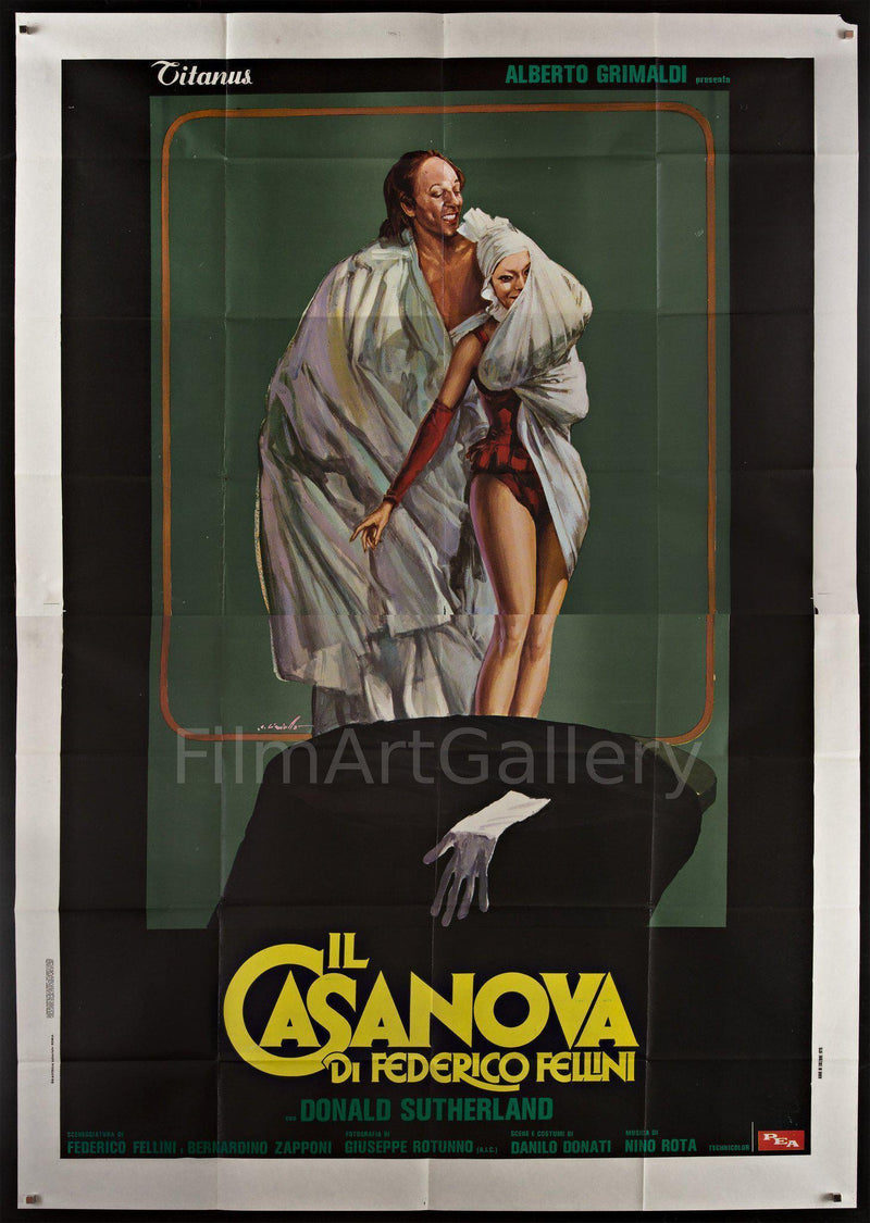 Fellini's Casanova Italian 4 foglio (55x78) Original Vintage Movie Poster