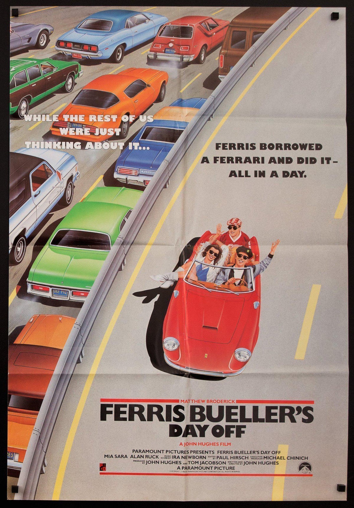 Ferris Bueller&#39;s Day Off 1 Sheet (27x41) Original Vintage Movie Poster