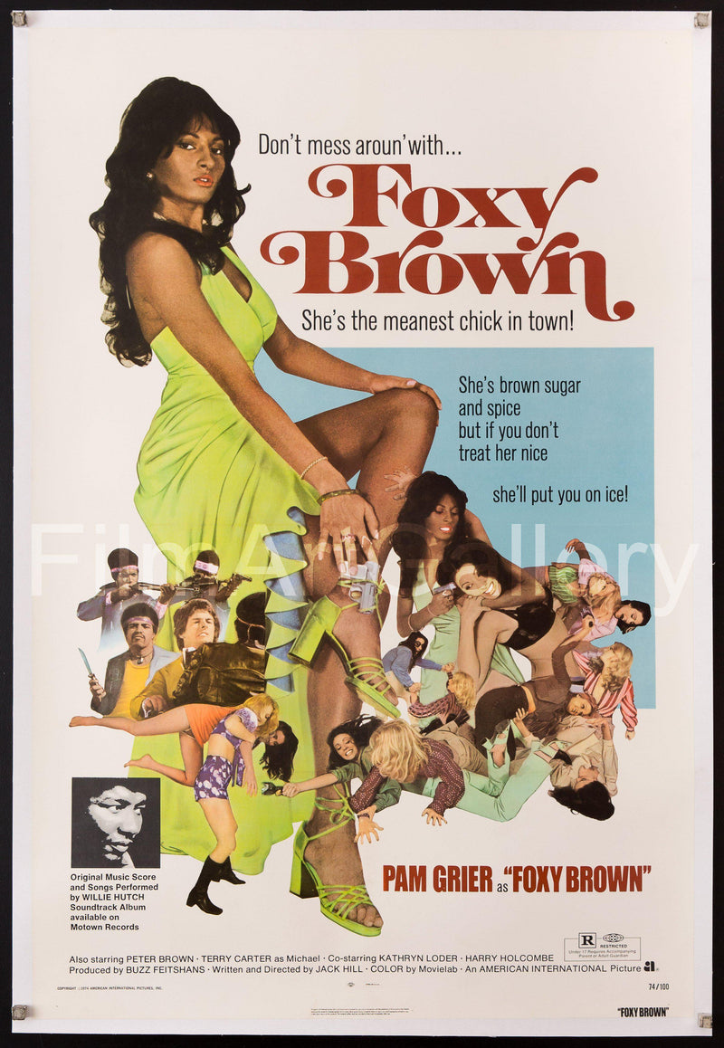 Foxy Brown 1 Sheet (27x41) Original Vintage Movie Poster