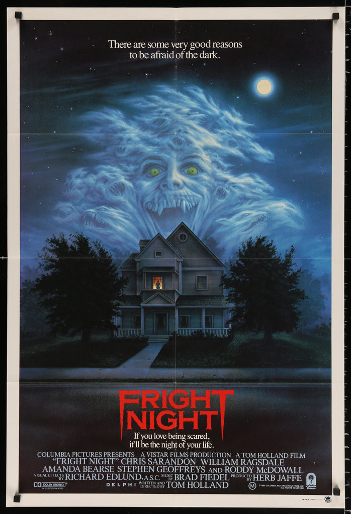 Fright Night 1 Sheet (27x41) Original Vintage Movie Poster