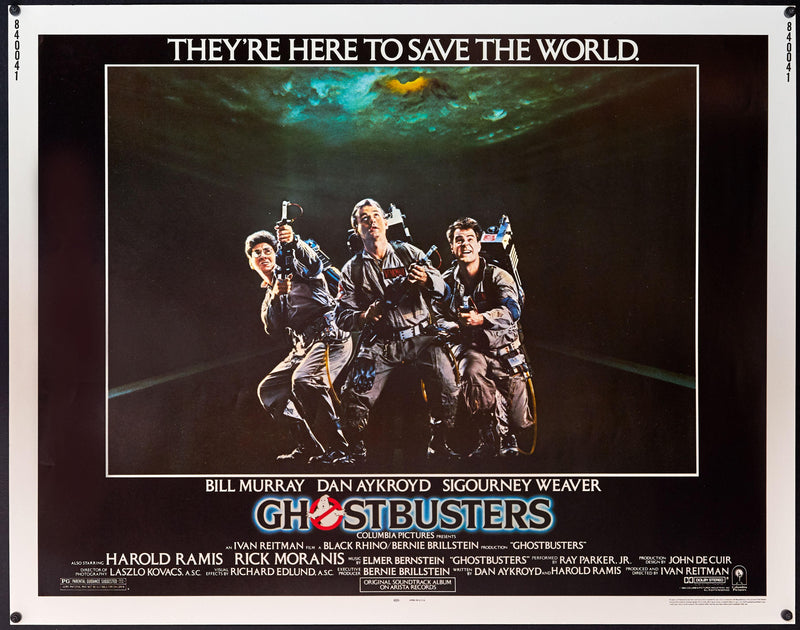 Ghostbusters Half Sheet (22x28) Original Vintage Movie Poster
