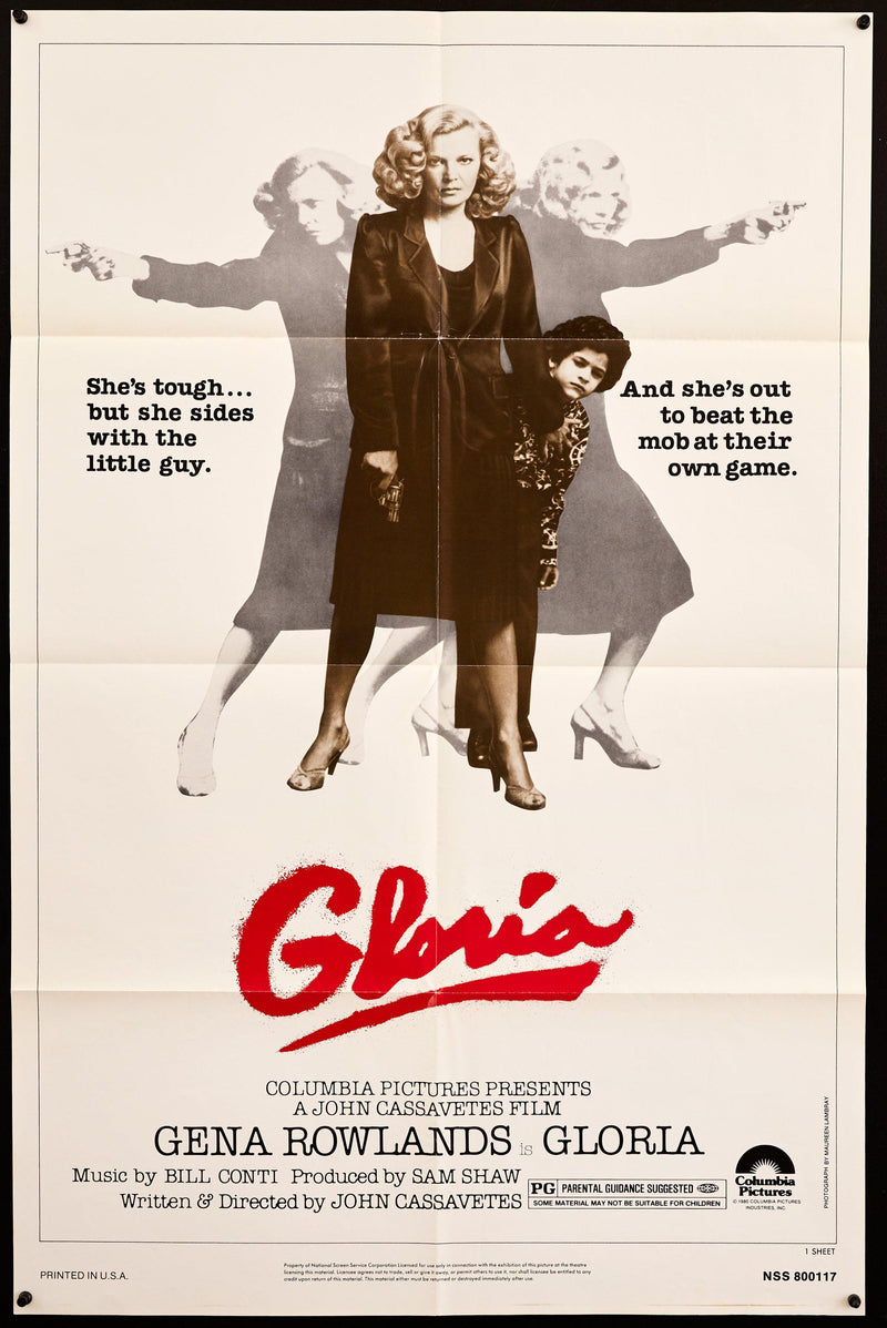 Gloria 1 Sheet (27x41) Original Vintage Movie Poster