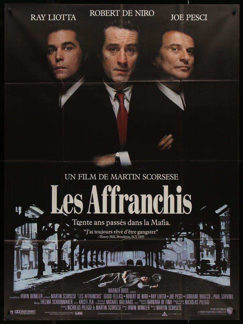 Goodfellas French 1 panel (47x63) Original Vintage Movie Poster
