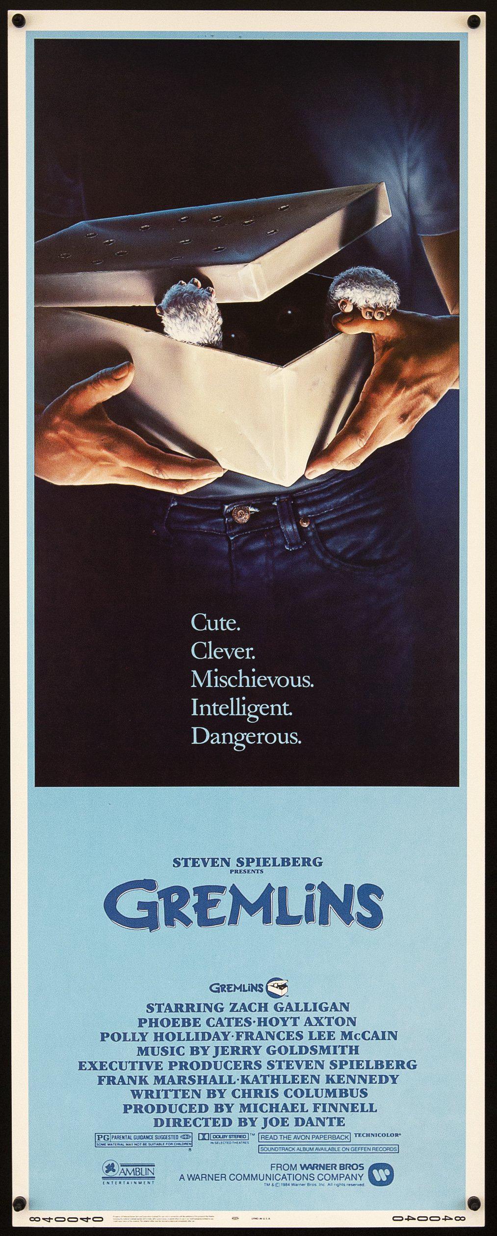 Gremlins Insert (14x36) Original Vintage Movie Poster