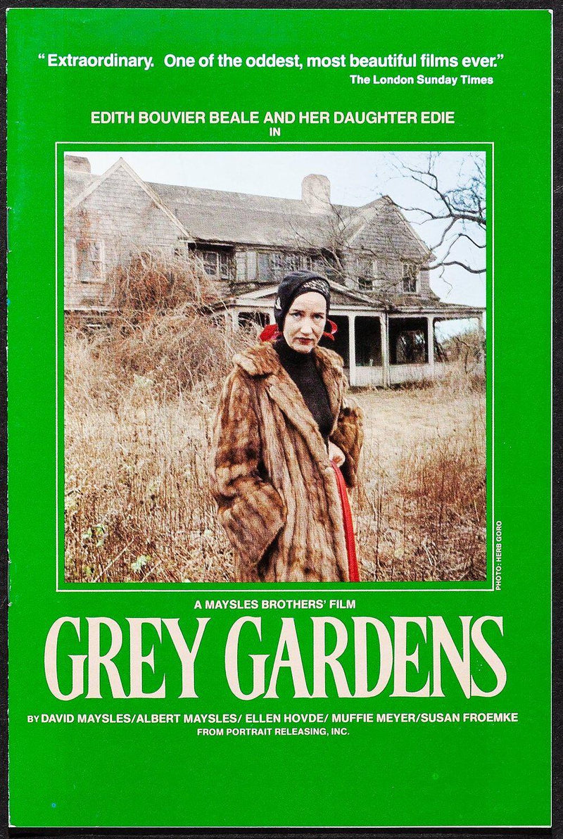 Grey Gardens Program Original Vintage Movie Poster
