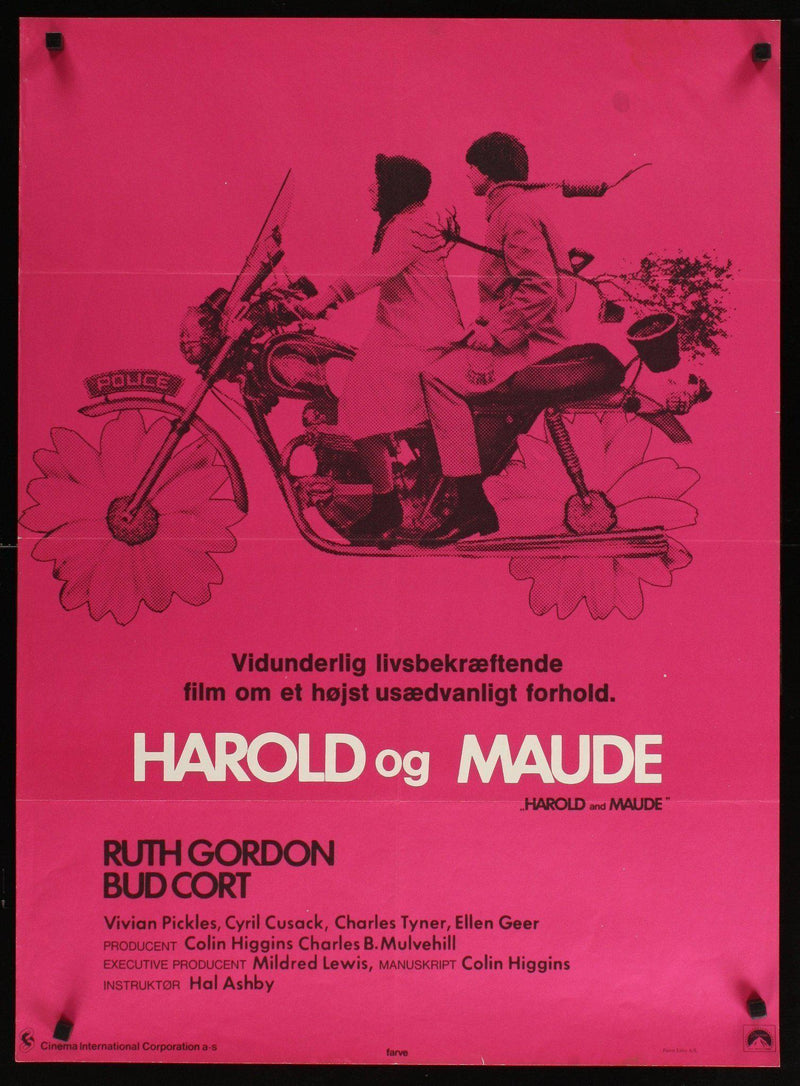 Harold and Maude 24x33 Original Vintage Movie Poster