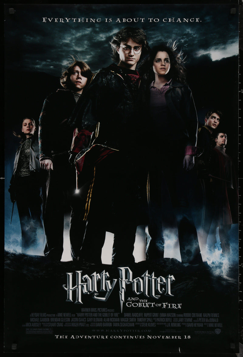 Harry Potter and the Goblet of Fire 1 Sheet (27x41) Original Vintage Movie Poster