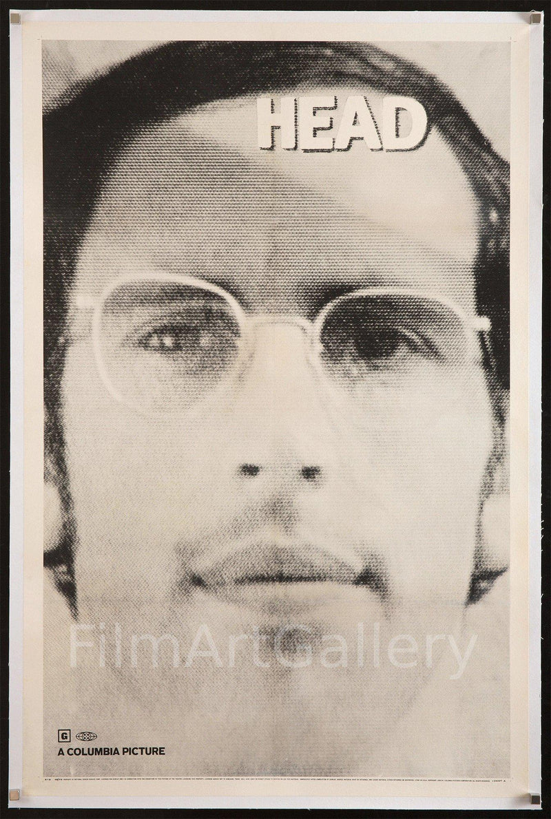Head 1 Sheet (27x41) Original Vintage Movie Poster