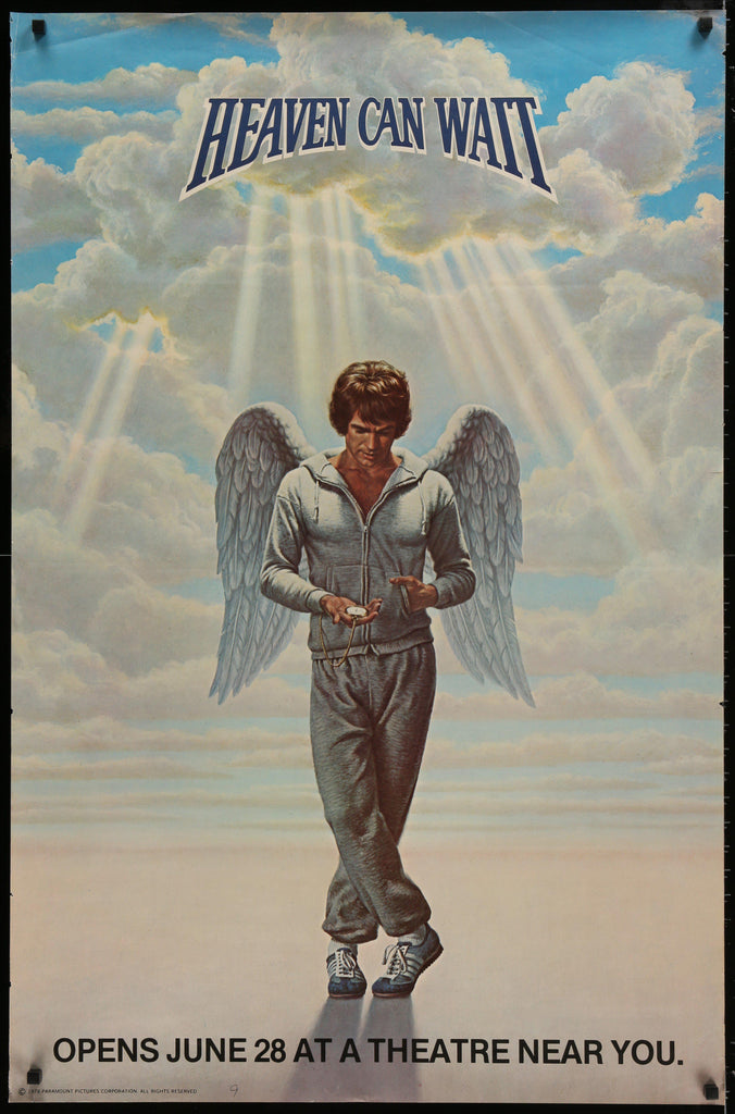 Heaven Can Wait Subway 1 Sheet (29x45) Original Vintage Movie Poster