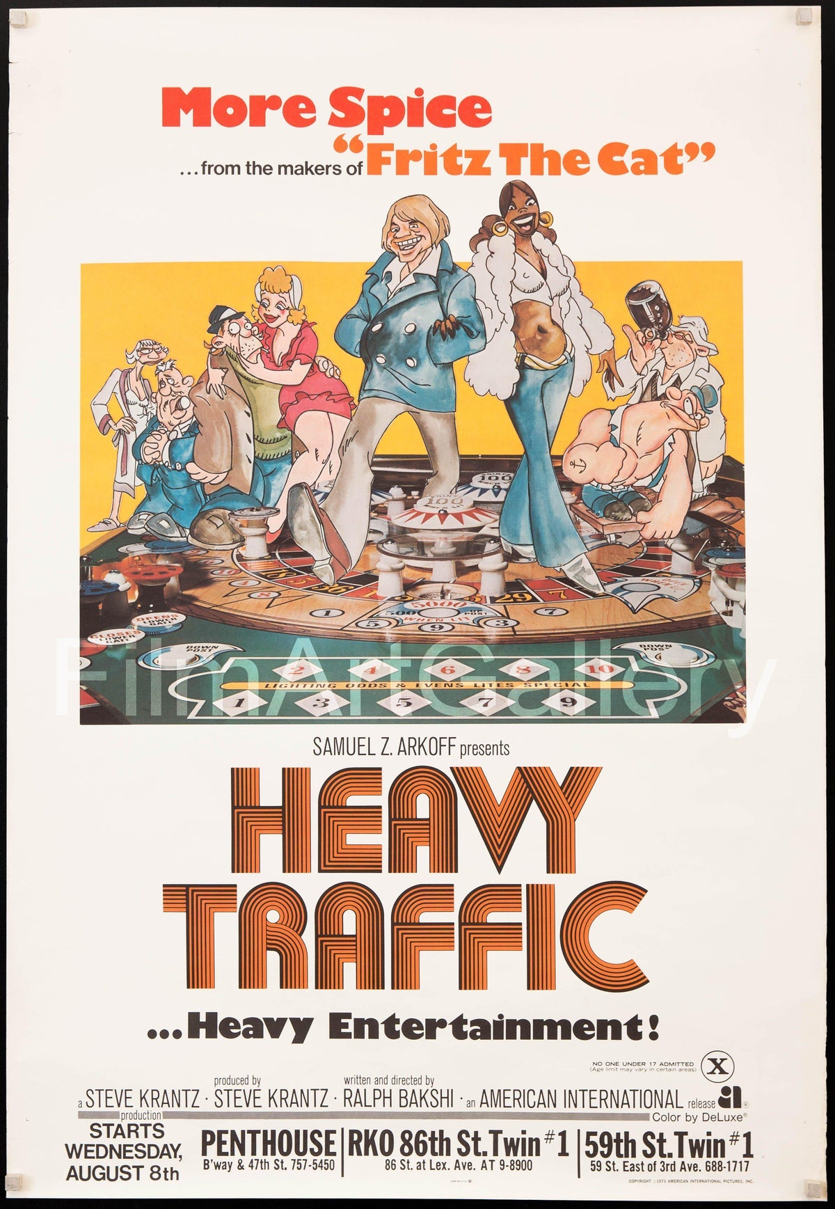 Heavy Traffic Subway 1 Sheet (29x45) Original Vintage Movie Poster