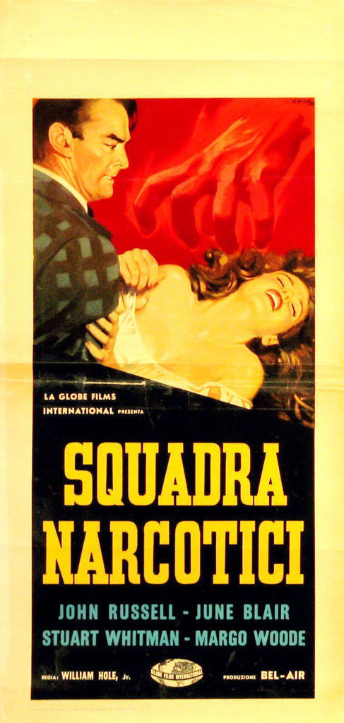 Hell Bound Italian Locandina (13x28) Original Vintage Movie Poster