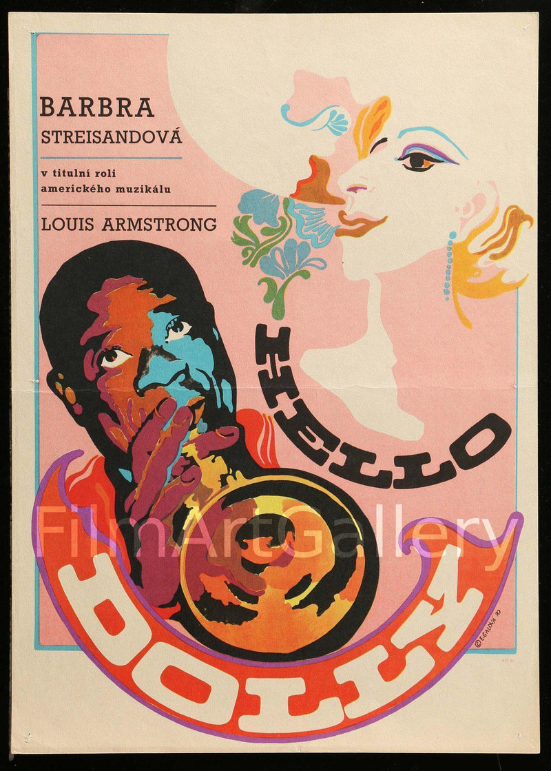 Hello Dolly Czech mini (11x16) Original Vintage Movie Poster
