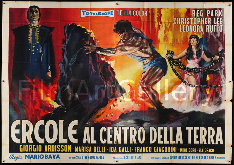 Hercules In the Haunted World (Ercole Al Centro Della Terra) 156x218 Original Vintage Movie Poster