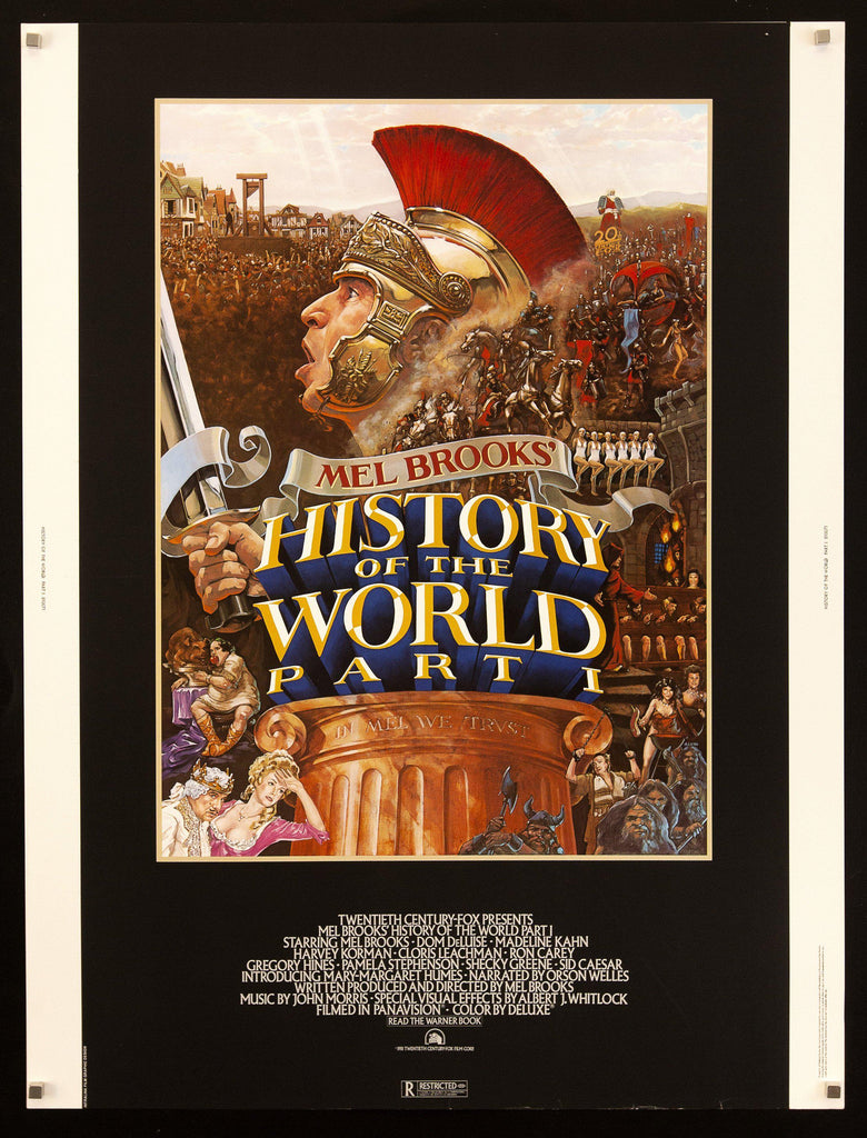 History of the World Part 1 30x40 Original Vintage Movie Poster