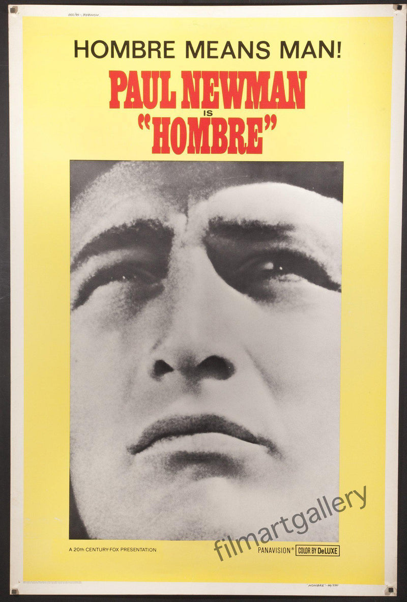Hombre 40x60 Original Vintage Movie Poster