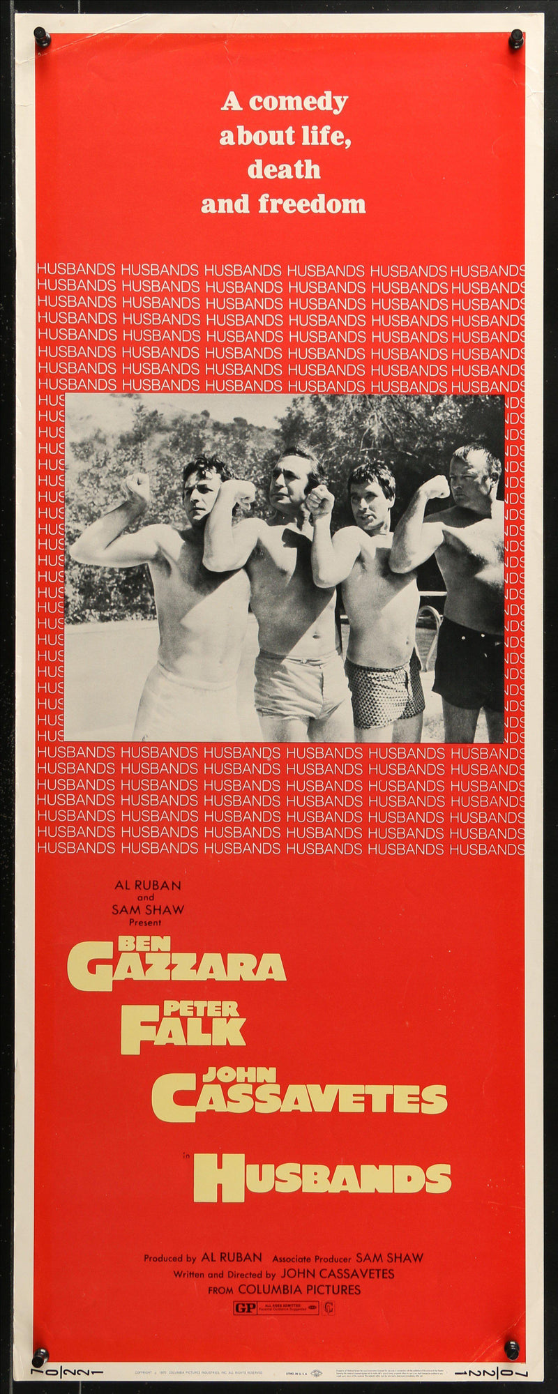 Husbands Insert (14x36) Original Vintage Movie Poster