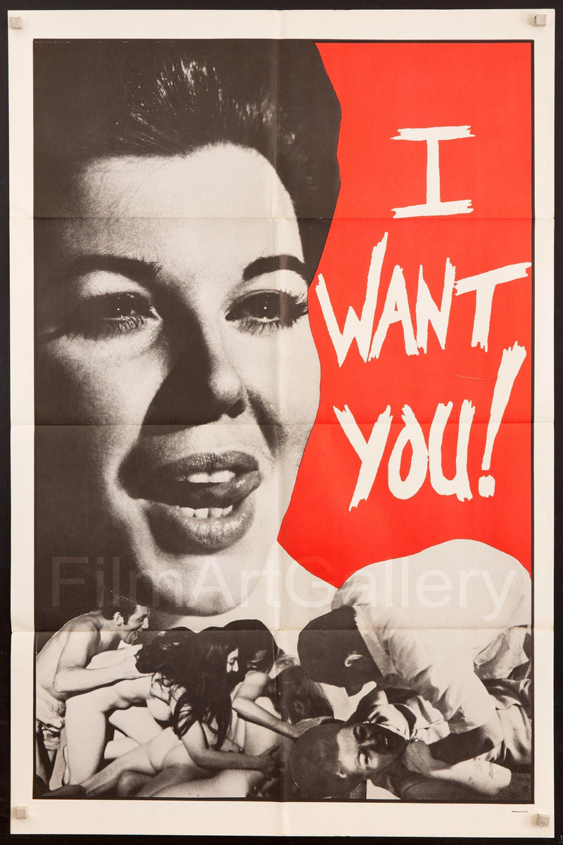 I Want You 1 Sheet (27x41) Original Vintage Movie Poster