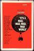 It's a Mad Mad Mad Mad World 1 Sheet (27x41) Original Vintage Movie Poster