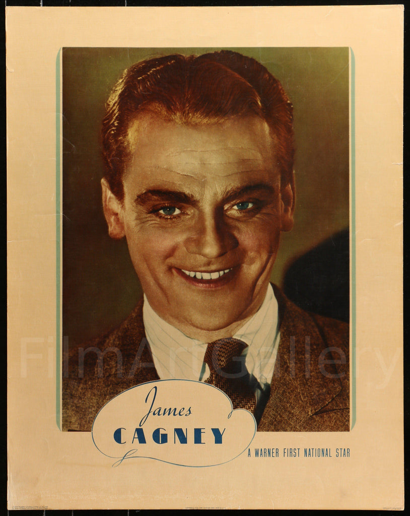 James Cagney 22x28 Original Vintage Movie Poster