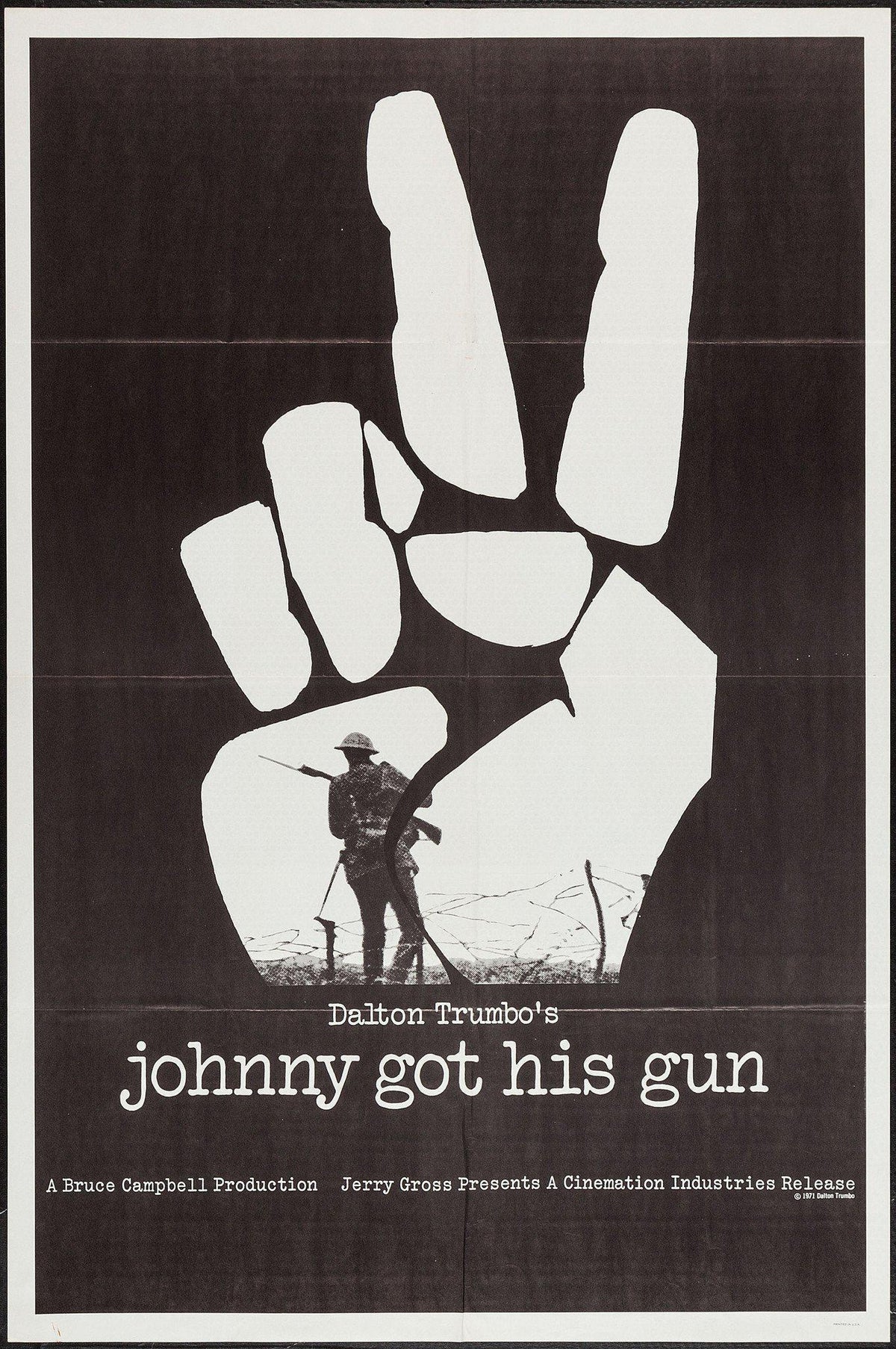 Johnny Got His Gun 1 Sheet (27x41) Original Vintage Movie Poster