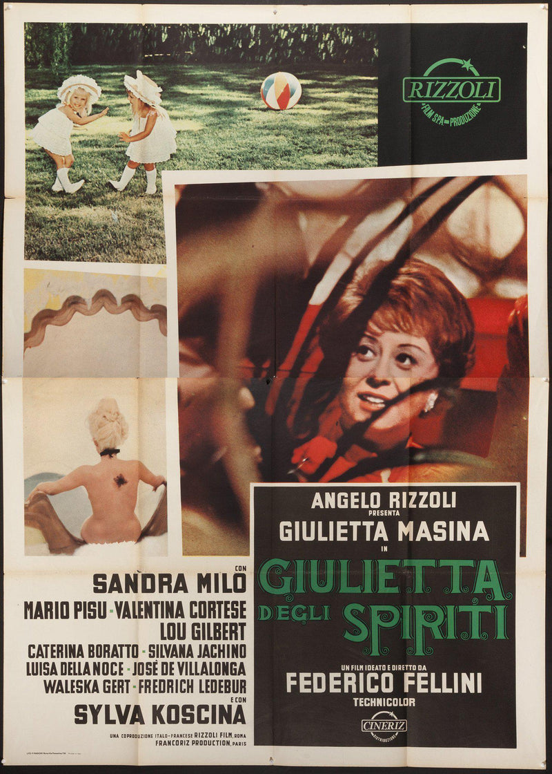 Juliet of the Spirits (Giulietta Degli Spiriti) Italian 4 foglio (55x78) Original Vintage Movie Poster