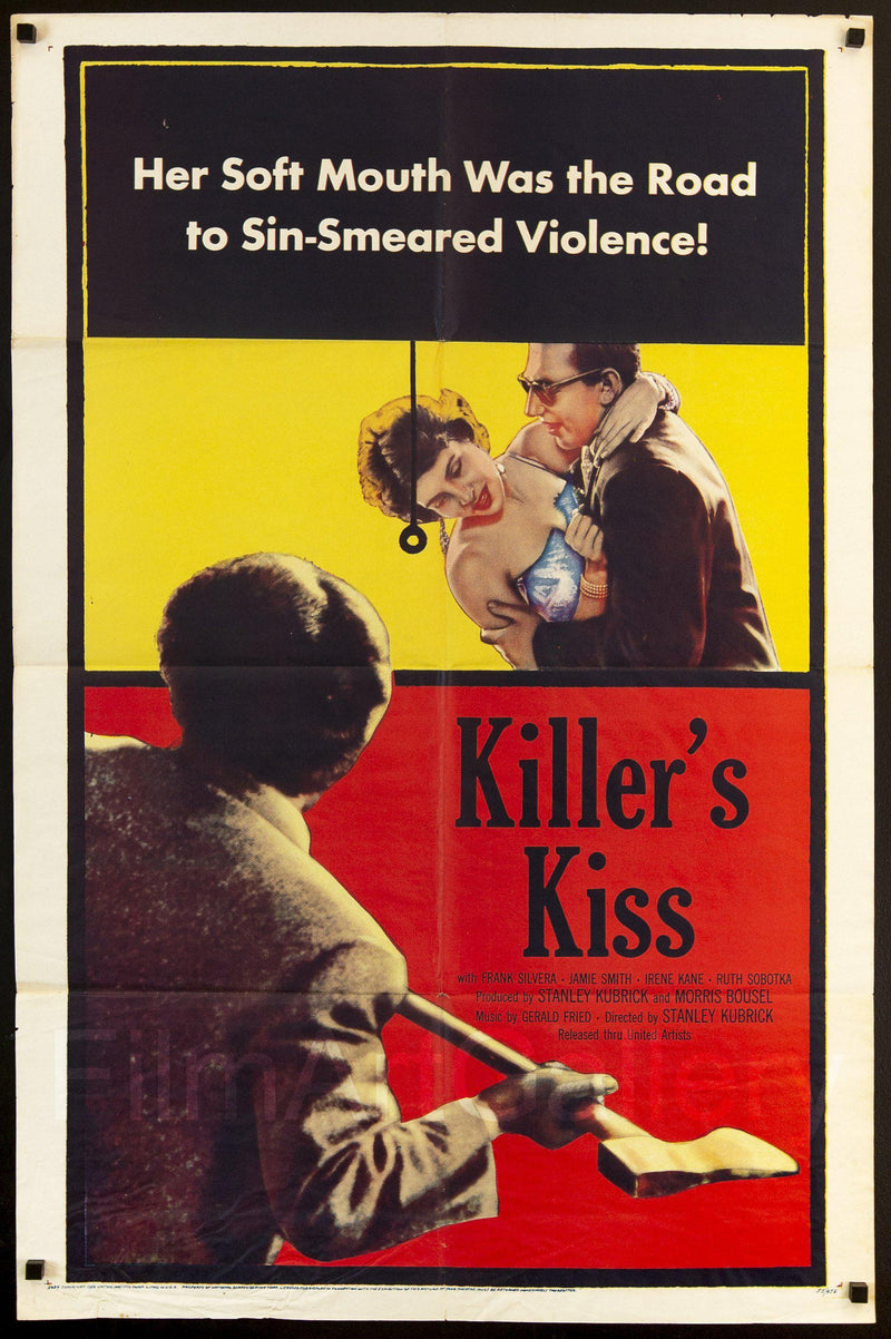 Killer's Kiss 1 Sheet (27x41) Original Vintage Movie Poster