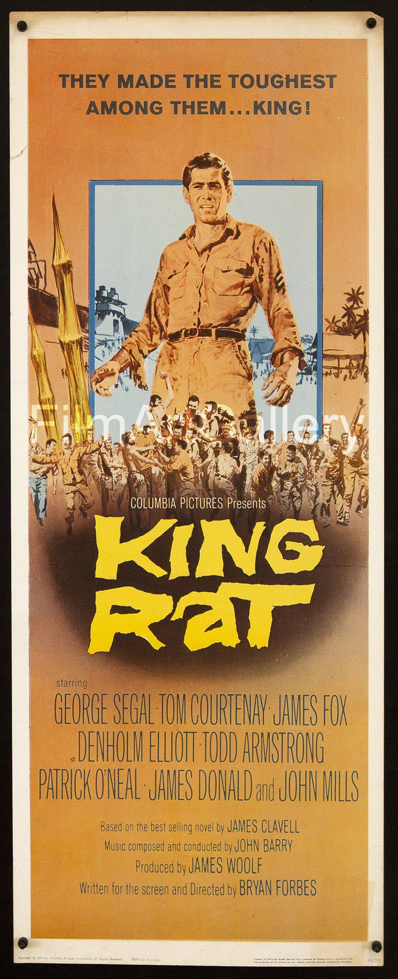 King Rat Insert (14x36) Original Vintage Movie Poster