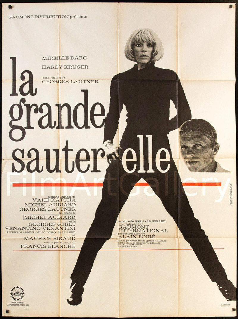 La Grande Sauterelle French 1 Panel (47x63) Original Vintage Movie Poster
