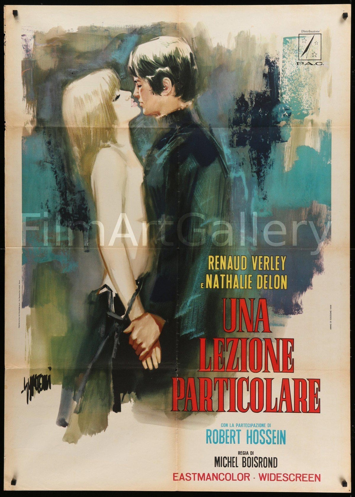 La Lecon Particuliere (Tender Moment) Italian 2 Foglio (39x55) Original Vintage Movie Poster