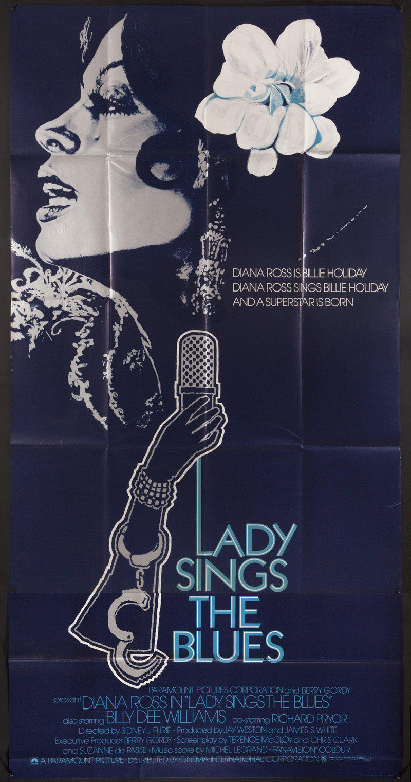 Lady Sings the Blues 3 Sheet (41x81) Original Vintage Movie Poster