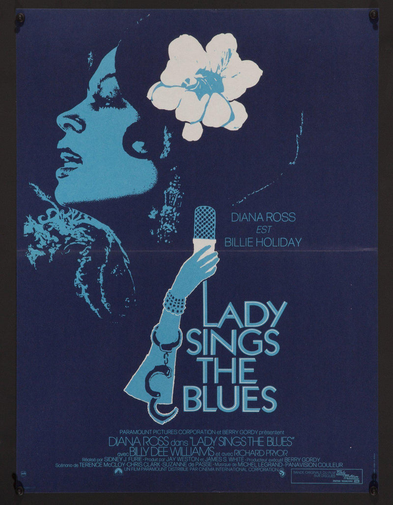 Lady Sings the Blues French mini (16x23) Original Vintage Movie Poster