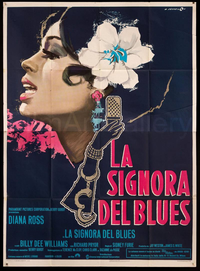 Lady Sings the Blues Italian 4 foglio (55x78) Original Vintage Movie Poster