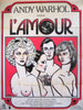 L'Amour (Andy Warhol) French 1 panel (47x63) Original Vintage Movie Poster
