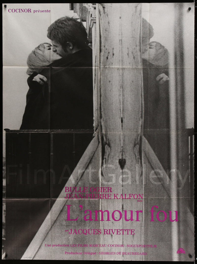 L'Amour Fou French 1 panel (47x63) Original Vintage Movie Poster