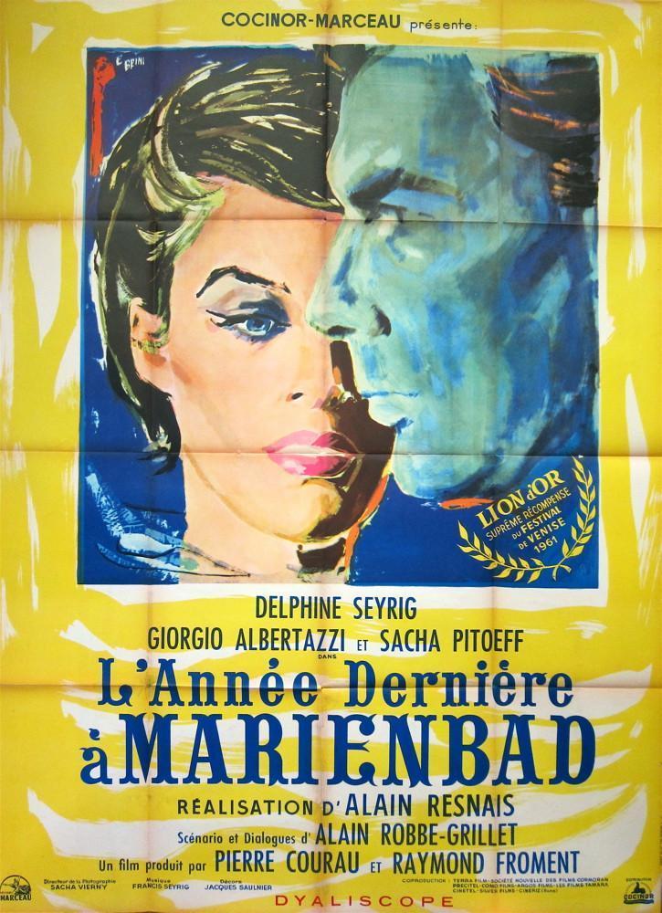 Last Year at Marienbad French 1 panel (47x63) Original Vintage Movie Poster