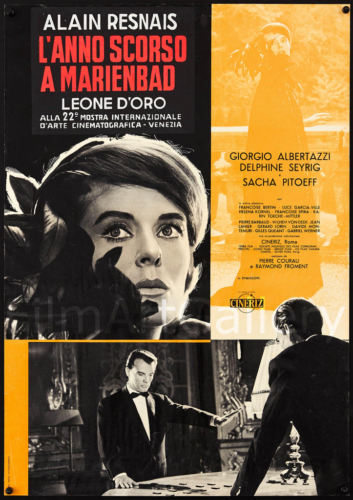 Last Year at Marienbad Italian Photobusta (18x26) Original Vintage Movie Poster
