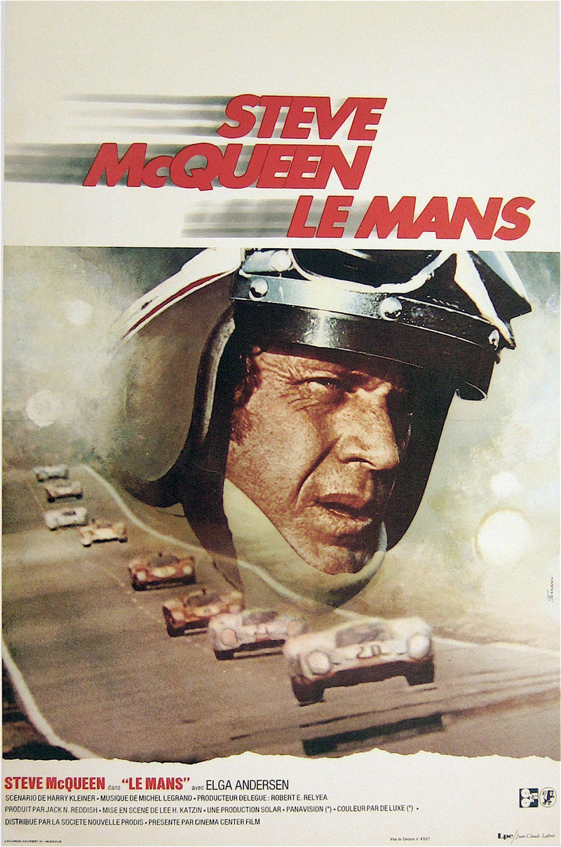 Le Mans French mini (16x23) Original Vintage Movie Poster