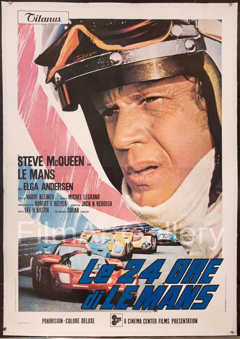 Le Mans Italian 4 Foglio (55x78) Original Vintage Movie Poster