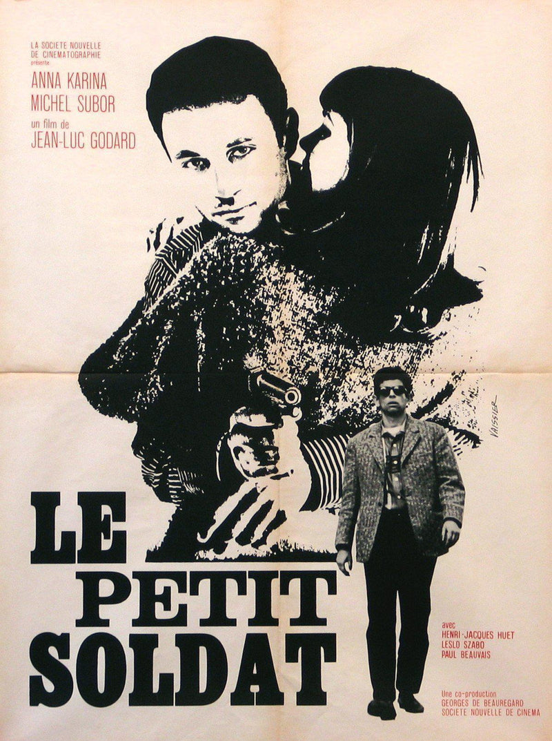 Le Petit Soldat French small (23x32) Original Vintage Movie Poster