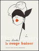 Le Rouge Baiser 17x22 Original Vintage Movie Poster