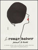 Le Rouge Baiser 17x22 Original Vintage Movie Poster