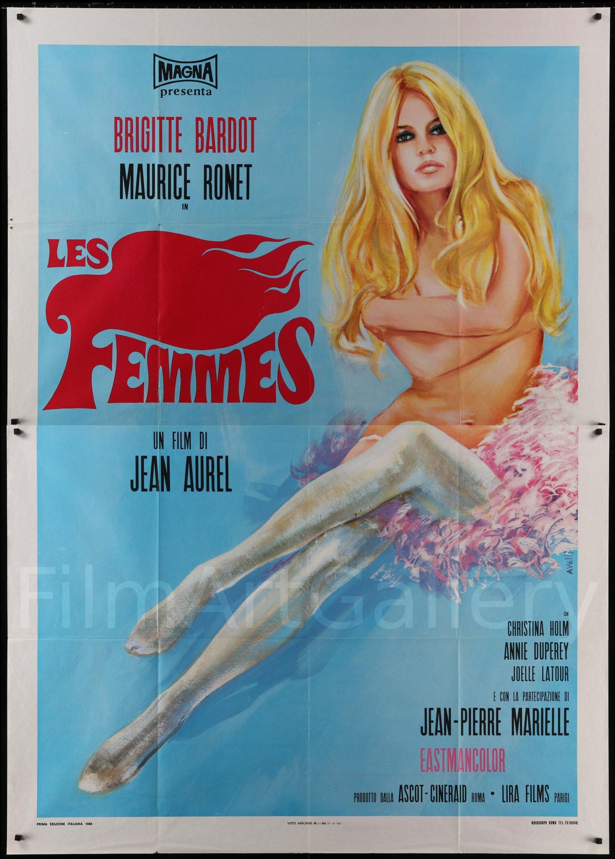 Les Femmes Italian 4 Foglio (55x78) Original Vintage Movie Poster