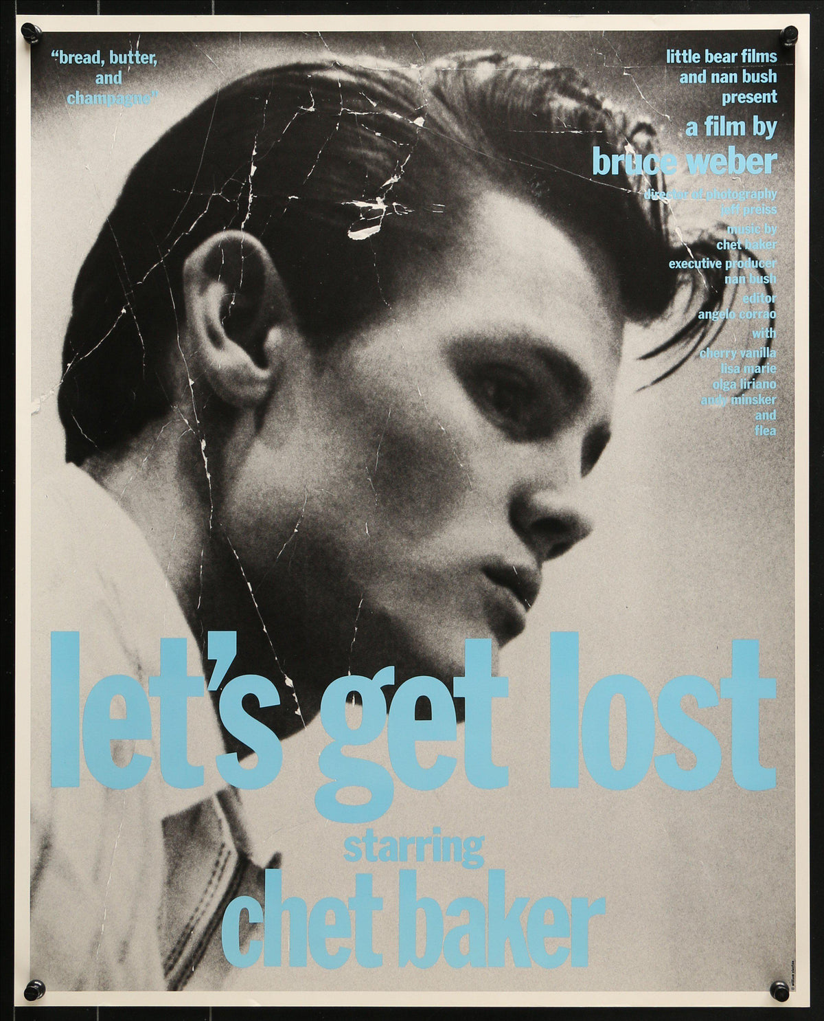 Let&#39;s Get Lost 17x22 Original Vintage Movie Poster