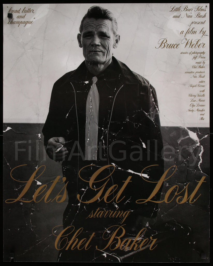 Let's Get Lost 24x30 Original Vintage Movie Poster