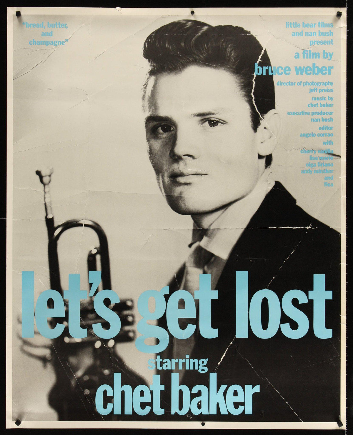 Let&#39;s Get Lost 37x46 Original Vintage Movie Poster