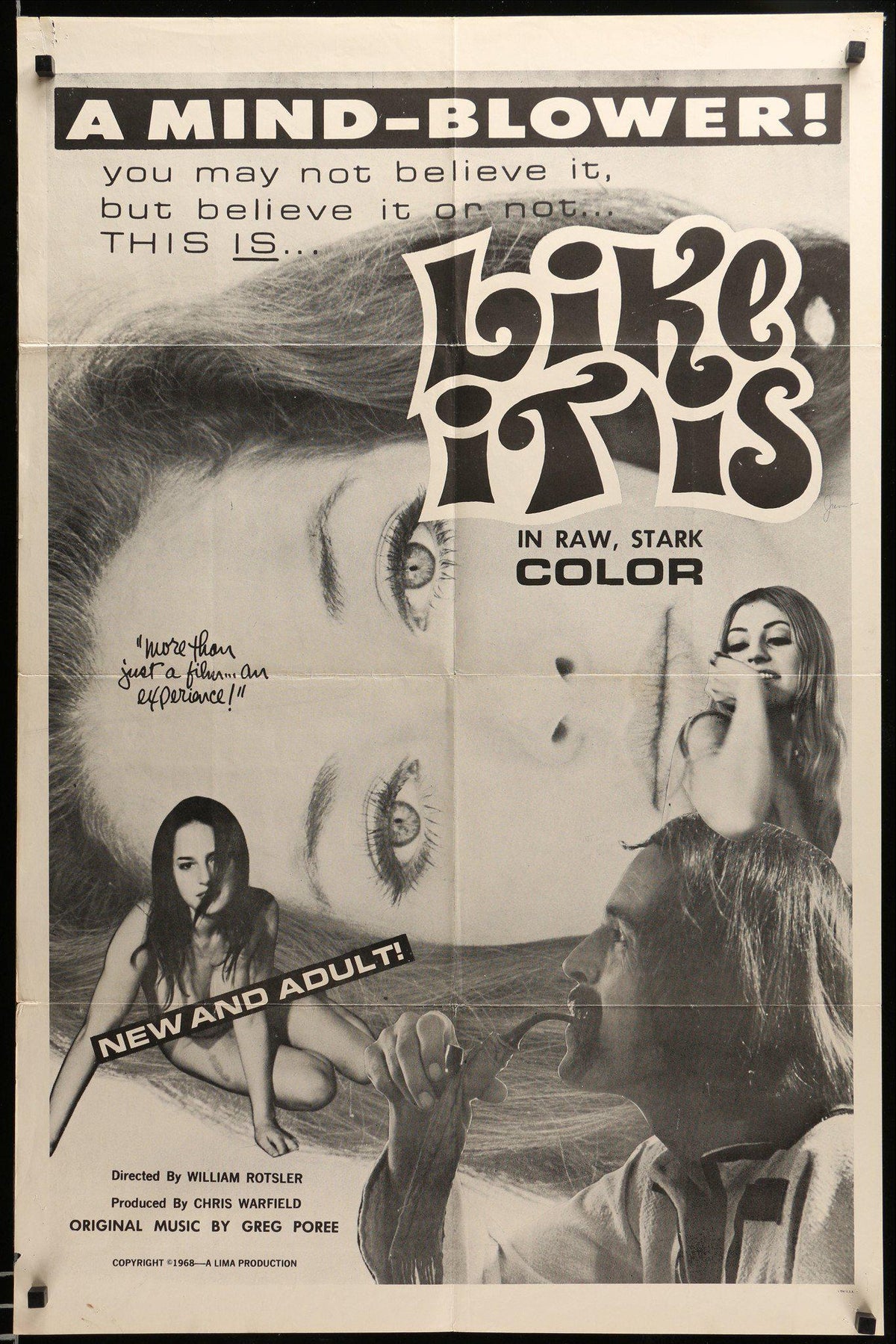 Like It Is 1 Sheet (27x41) Original Vintage Movie Poster