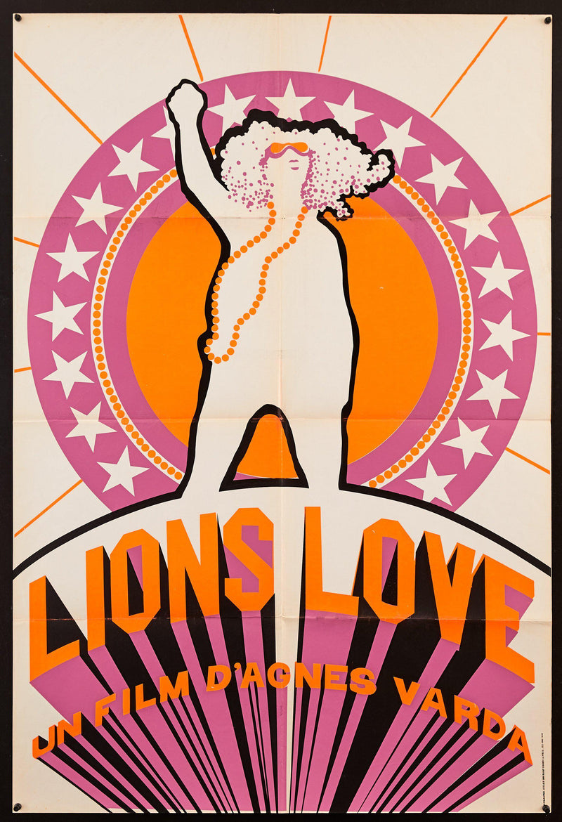 Lion's Love French medium (31x47) Original Vintage Movie Poster