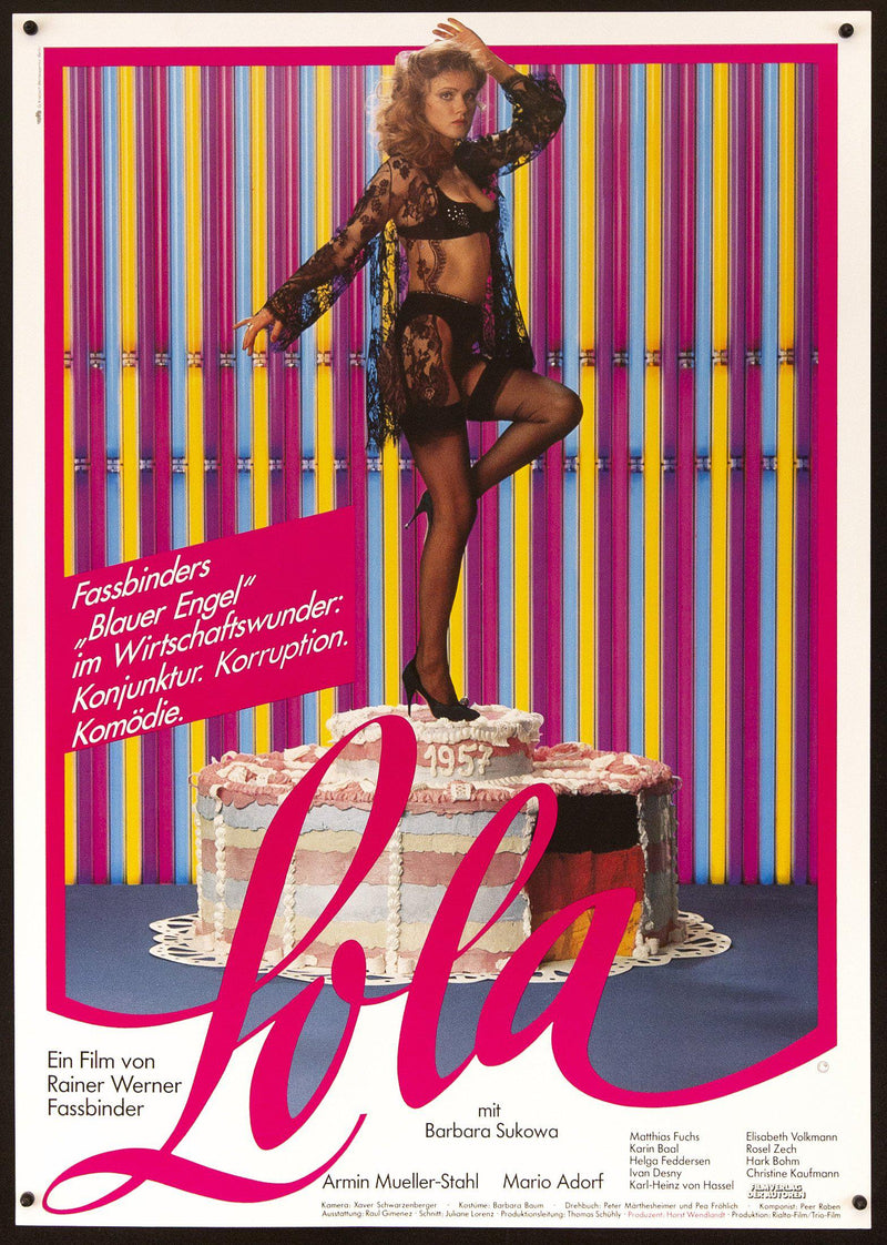 German 1980\'s RI Poster Movie Lola A1 (23x33)